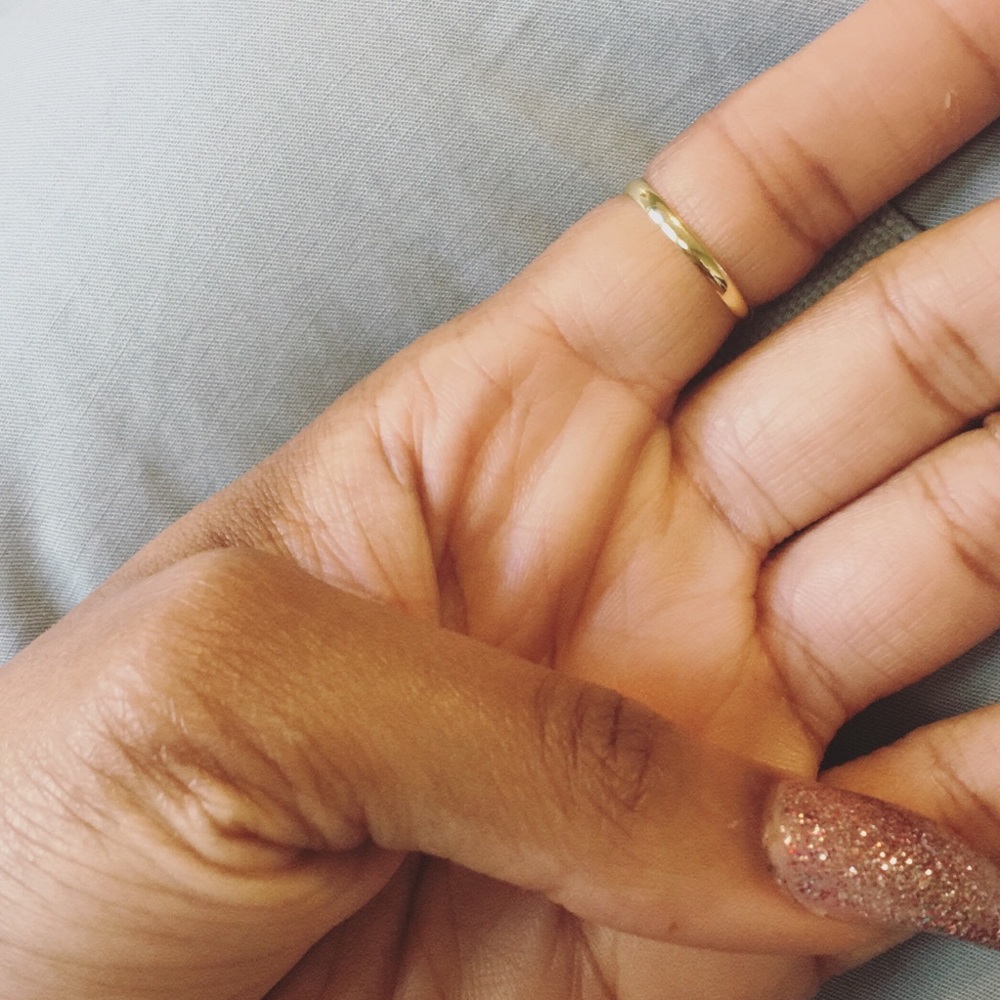 10 k solid gold ring